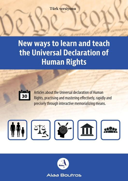 Produktbild: New ways to learn and teach the Universal Declaration of Human T&uuml;rk versiyonu Rights