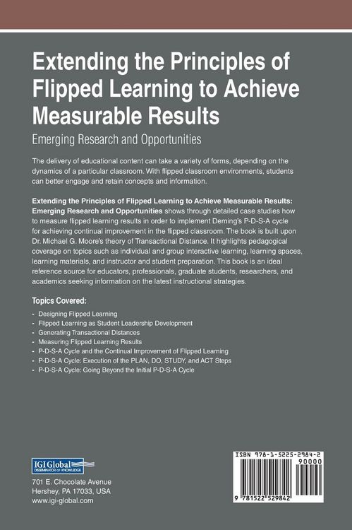 Produktbild: Extending the Principles of Flipped Learning to Achieve Measurable Results