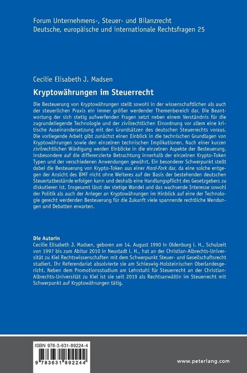 Produktbild: Kryptow&auml;hrungen im Steuerrecht