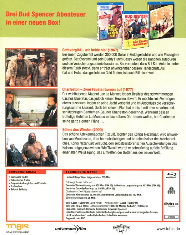 Produktbild: Die Bud Spencer Gauner Box [3 BRs]
