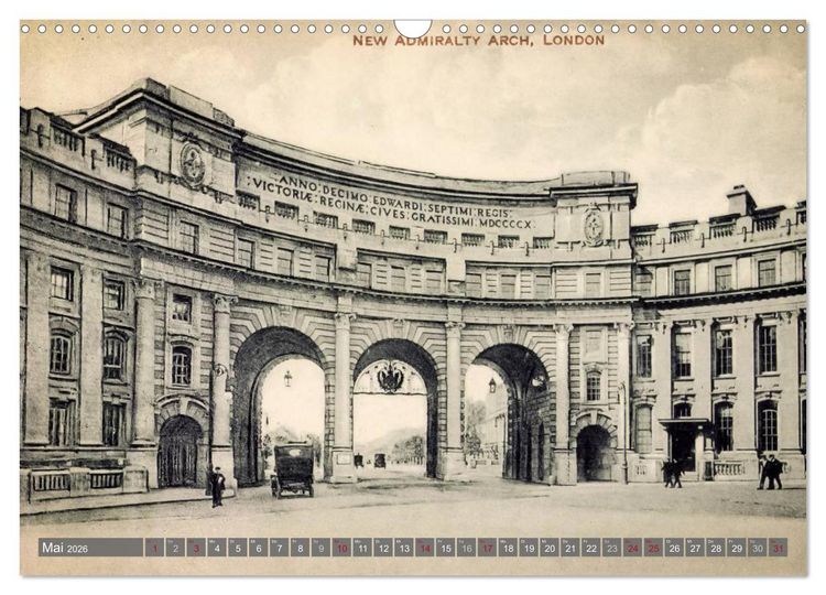 Produktbild: Sch&ouml;nes altes London in historischen Bildern (Wandkalender 2026 DIN A3 quer), CALVENDO Monatskalender