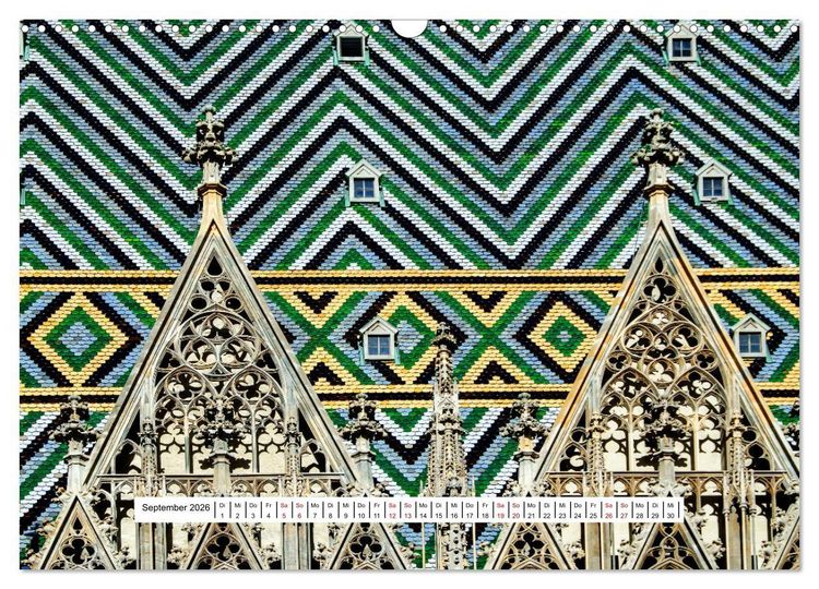 Produktbild: Wien Facettenreiche Metropole (Wandkalender 2026 DIN A3 quer), CALVENDO Monatskalender