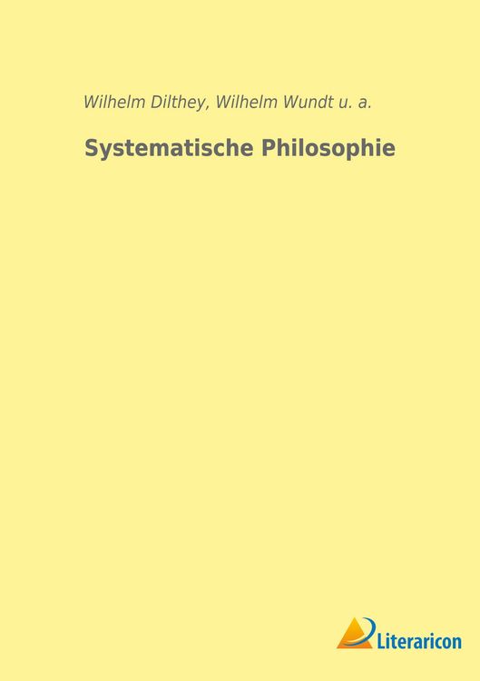 Produktbild: Systematische Philosophie