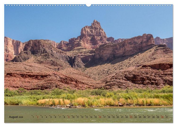 Produktbild: Colorado River Rafting im Grand Canyon (Wandkalender 2026 DIN A2 quer), CALVENDO Monatskalender