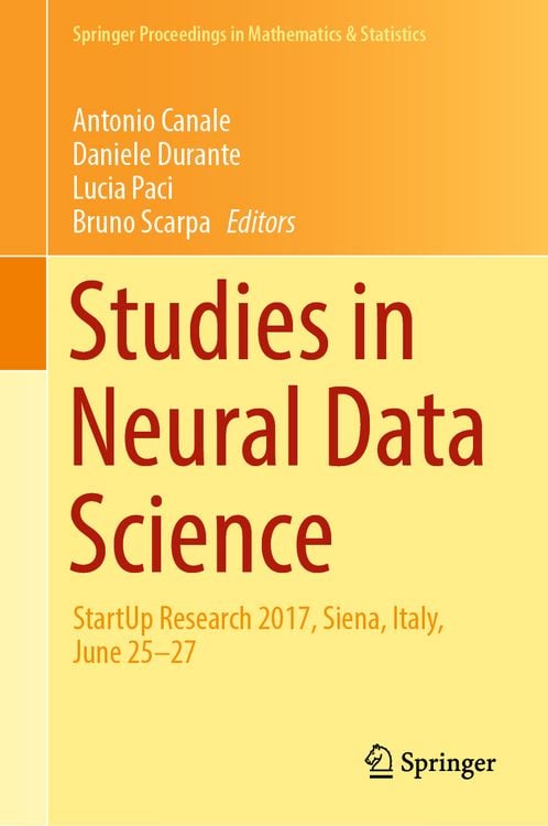 Produktbild: Studies in Neural Data Science