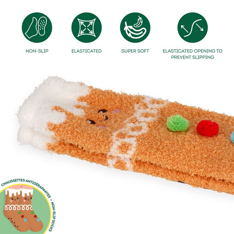 Produktbild: Legami Anti-Rutsch-Socken - It's a Match! - Lebkuchen