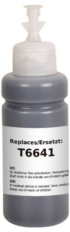 Produktbild: Renkforce Nachf&uuml;lltinte ersetzt Epson T6641 Kompatibel Schwarz 100 ml RF-EINKT6641BK RF-6728546