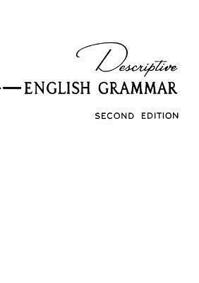Produktbild: House, H: Descriptive English Grammar