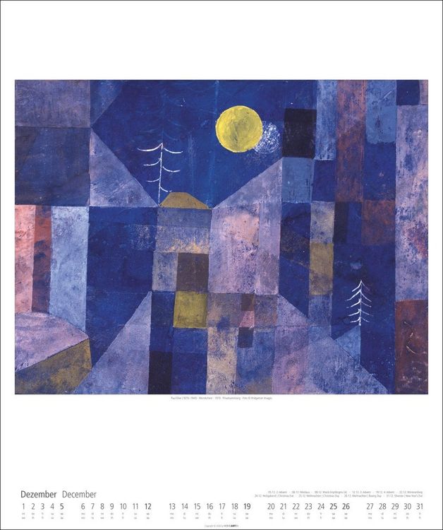 Produktbild: Paul Klee Kalender 2027