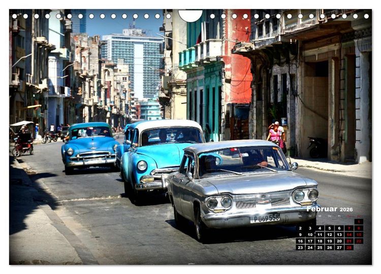 Produktbild: CORVAIR - Ein Chevy mit Heckmotor und ohne Heckflossen (Wandkalender 2026 DIN A4 quer), CALVENDO Monatskalender