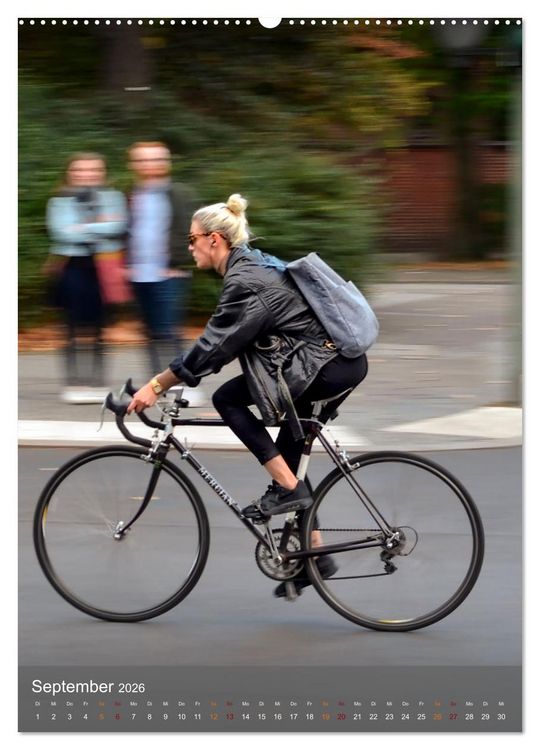 Produktbild: Fahrradfahren (hochwertiger Premium Wandkalender 2026 DIN A2 hoch), Kunstdruck in Hochglanz