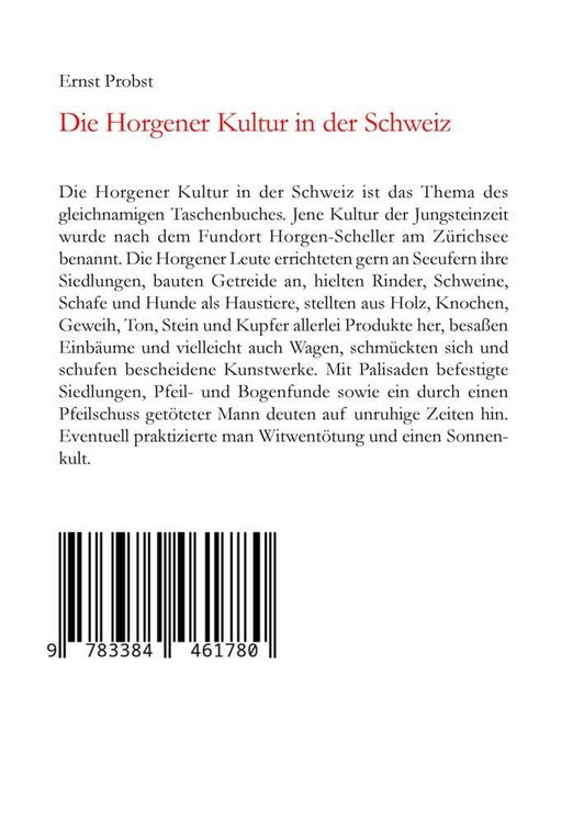 Produktbild: Die Horgener Kultur in der Schweiz