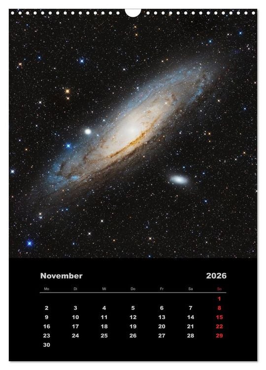 Produktbild: Astronomie 2026 (Wandkalender 2026 DIN A3 hoch), CALVENDO Monatskalender