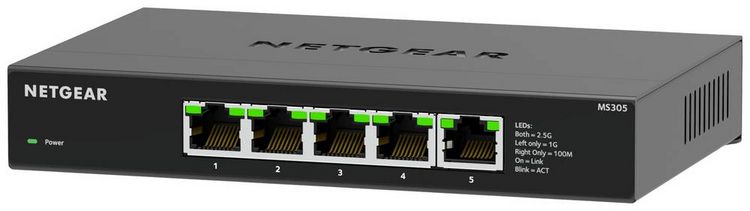 Produktbild: NETGEAR MS305-100EUS MS305 Netzwerk Switch RJ45 5 Port 2.5 GBit/s