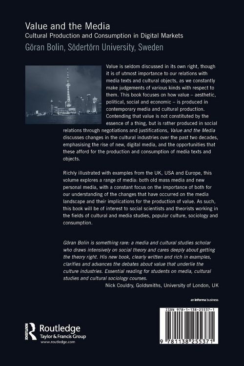 Produktbild: Value and the Media