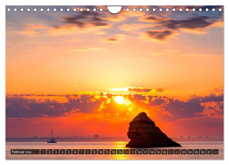 Produktbild: ALGARVE - Urlaub f&uuml;r die Seele (Wandkalender 2026 DIN A4 quer), CALVENDO Monatskalender
