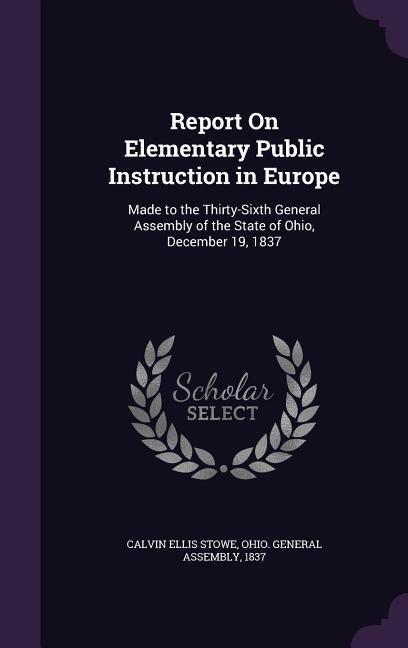 Produktbild: Report On Elementary Public Instruction in Europe
