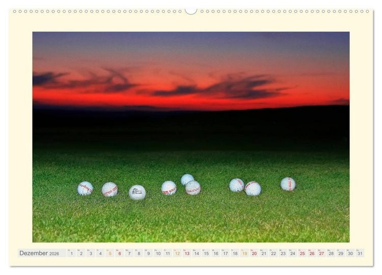 Produktbild: Golf - meine Leidenschaft (Wandkalender 2026 DIN A2 quer), CALVENDO Monatskalender