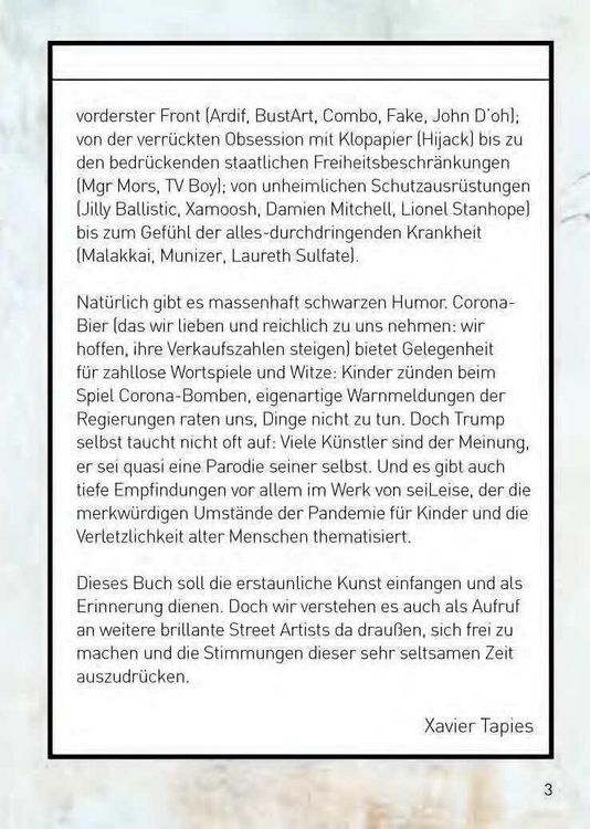 Produktbild: Street Art in Zeiten von Corona