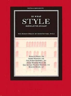 Produktbild: In What Style Should We Build?