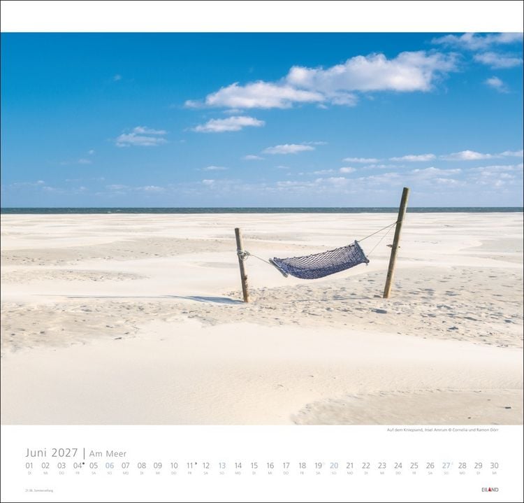 Produktbild: Am Meer Edition Kalender 2027 - Sand, Wind und Wellen