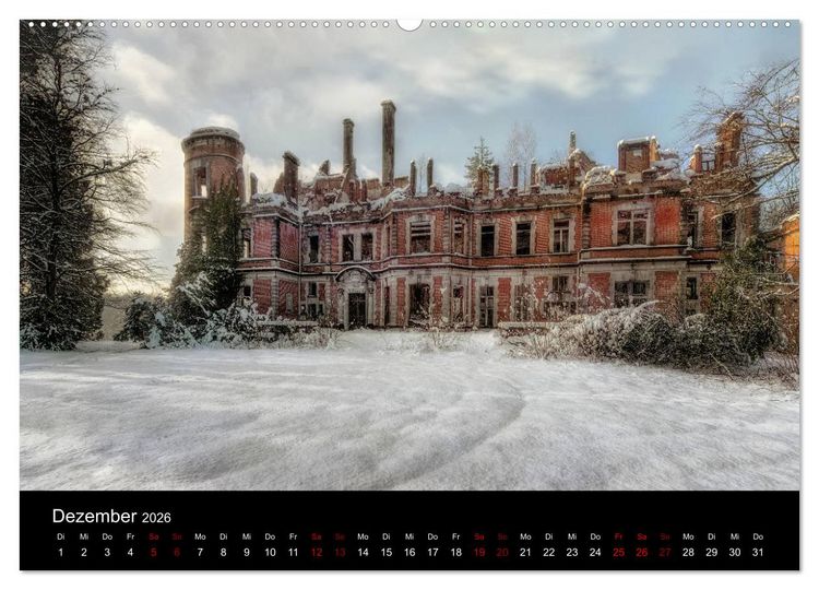 Produktbild: Auch von au&szlig;en haben Lost Places ihren Charme (Wandkalender 2026 DIN A2 quer), CALVENDO Monatskalender