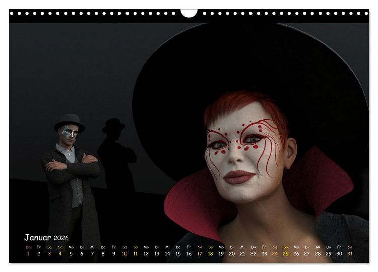 Produktbild: Sch&ouml;ne Scheinwelt (Wandkalender 2026 DIN A3 quer), CALVENDO Monatskalender