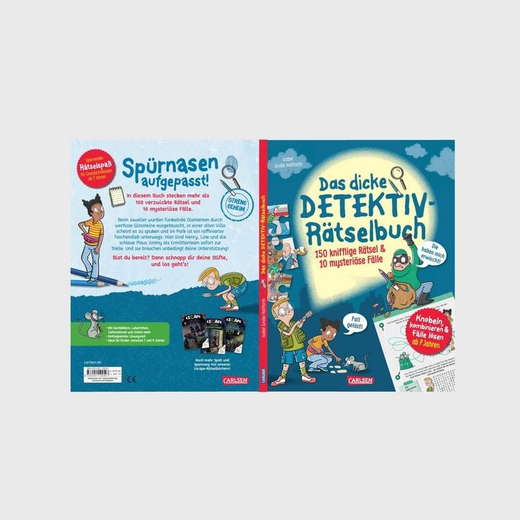 Produktbild: Das dicke Detektiv-R&auml;tselbuch