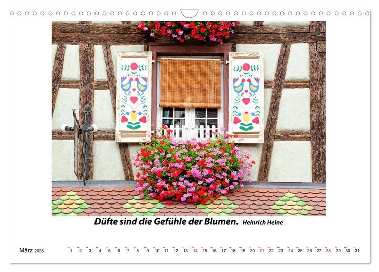 Produktbild: Fenster Gedanken (Wandkalender 2026 DIN A3 quer), CALVENDO Monatskalender