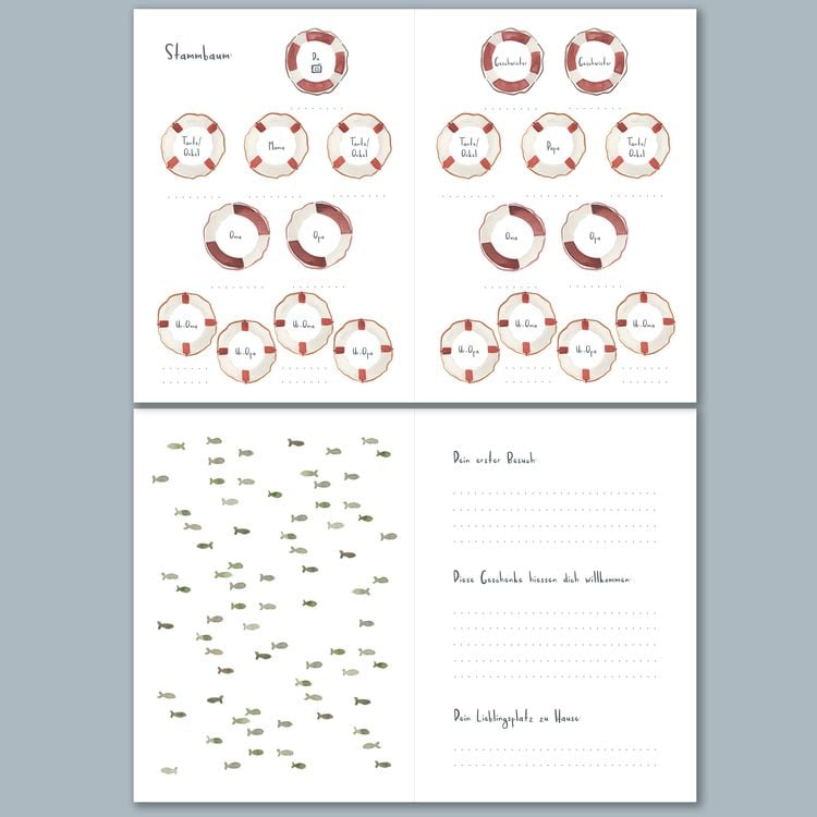 Produktbild: Babybuch - Mein erstes Jahr - Meer
