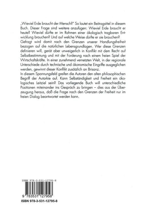 Produktbild: Autarkie und Anpassung