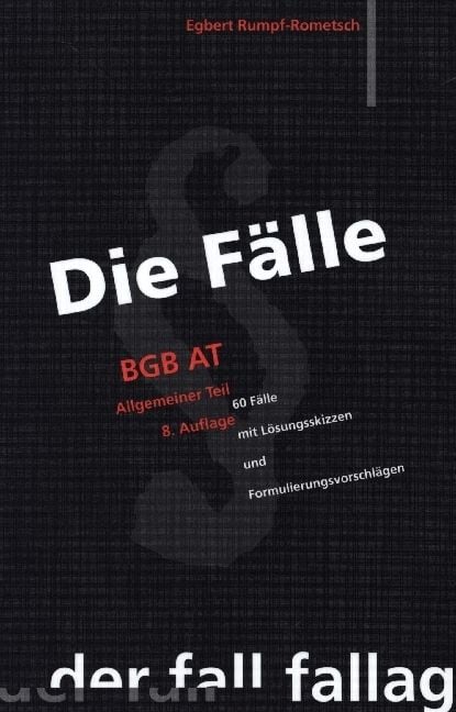 Produktbild: Rumpf-Rometsch, E: Faelle/BGB AT