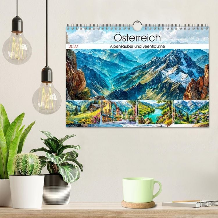 Produktbild: &Ouml;sterreich. Alpenzauber und Seentr&auml;ume (Wandkalender 2027 DIN A4 quer), CALVENDO Monatskalender