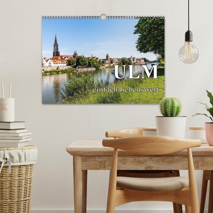 Produktbild: Ulm einfach liebenswert (Wandkalender 2026 DIN A3 quer), CALVENDO Monatskalender