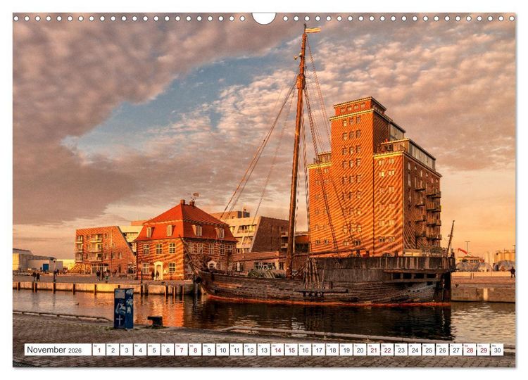 Produktbild: Unser sch&ouml;nes Wismar (Wandkalender 2026 DIN A3 quer), CALVENDO Monatskalender