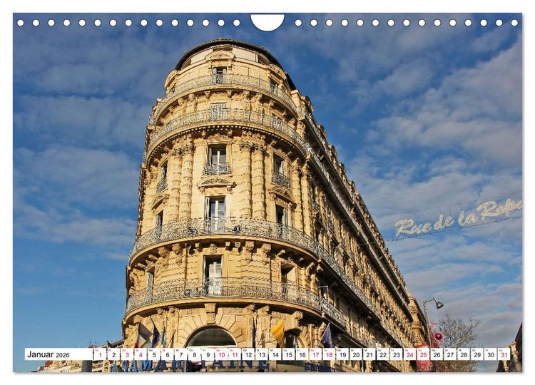 Produktbild: Marseille vom Frankfurter Taxifahrer Petrus Bodenstaff (Wandkalender 2026 DIN A4 quer), CALVENDO Monatskalender