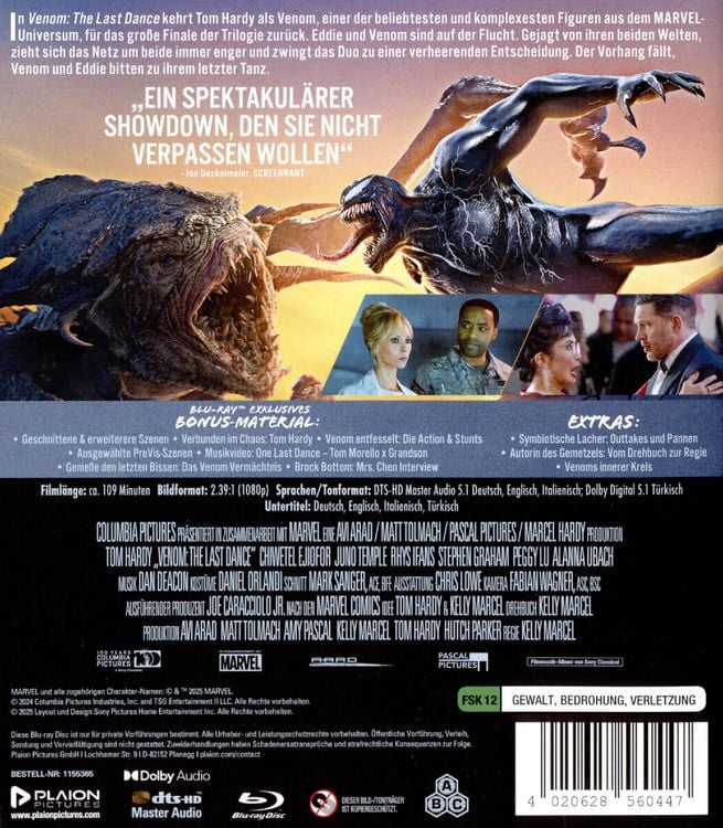 Produktbild: Venom: The Last Dance