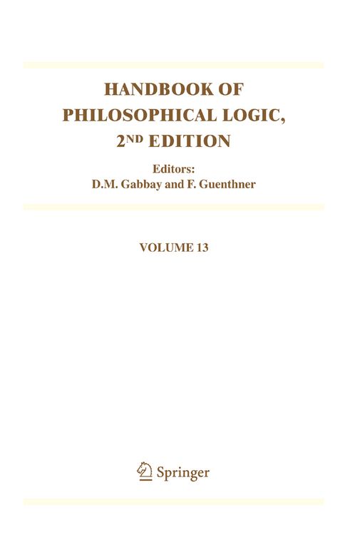 Produktbild: Handbook of Philosophical Logic