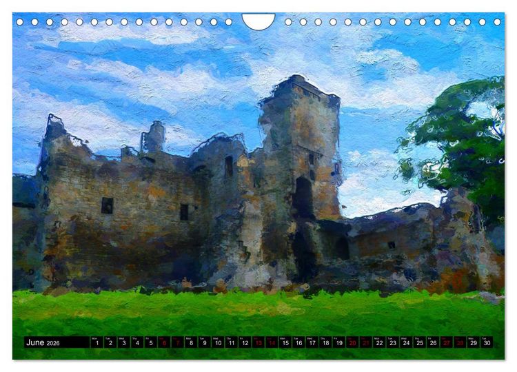 Produktbild: Castles of Scotland (Wall Calendar 2026 DIN A4 landscape), CALVENDO 12 Month Wall Calendar