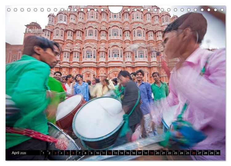 Produktbild: Indien - das goldene Dreieck, Delhi-Agra-Jaipur (Wandkalender 2026 DIN A4 quer), CALVENDO Monatskalender