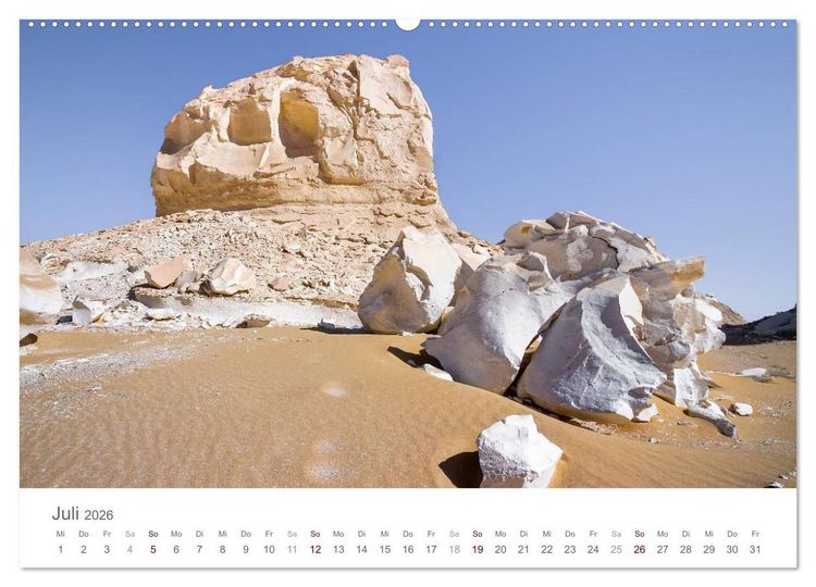 Produktbild: Impressionen - Wei&szlig;e W&uuml;ste (Wandkalender 2026 DIN A2 quer), CALVENDO Monatskalender