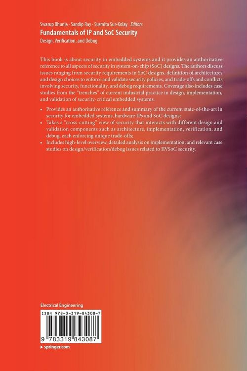 Produktbild: Fundamentals of IP and SoC Security