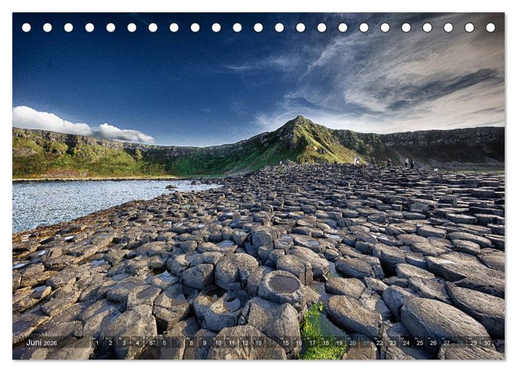 Produktbild: Irland - Zauberhafte Insel in gr&uuml;n (Tischkalender 2026 DIN A5 quer), CALVENDO Monatskalender