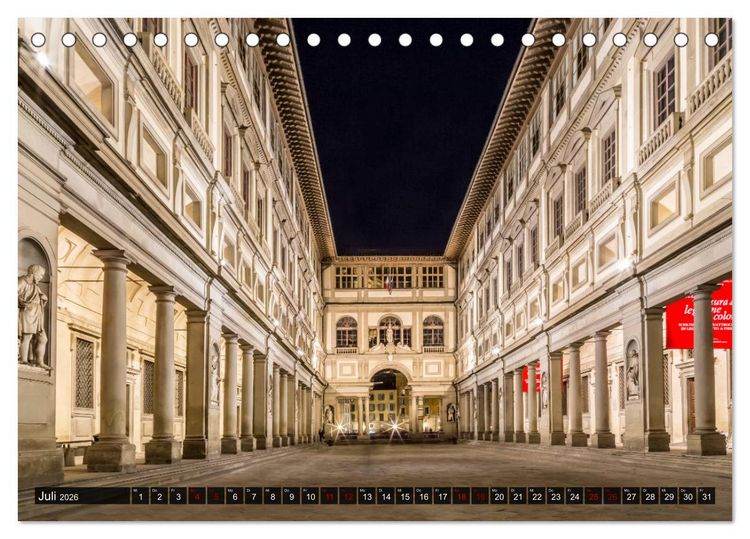 Produktbild: Impressionen aus FLORENZ (Tischkalender 2026 DIN A5 quer), CALVENDO Monatskalender