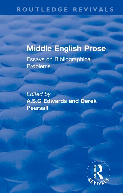 Produktbild: Middle English Prose