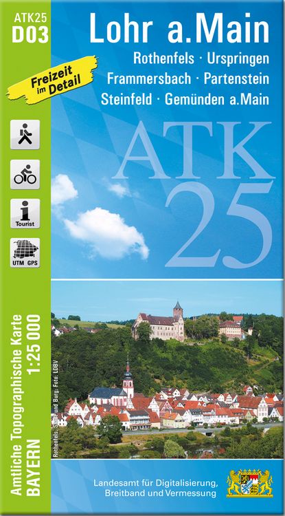 Produktbild: ATK25-D03 Lohr a.Main (Amtliche Topographische Karte 1:25000)