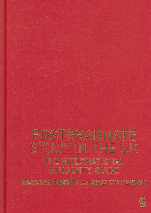 Produktbild: Foskett, N: Postgraduate Study in the UK