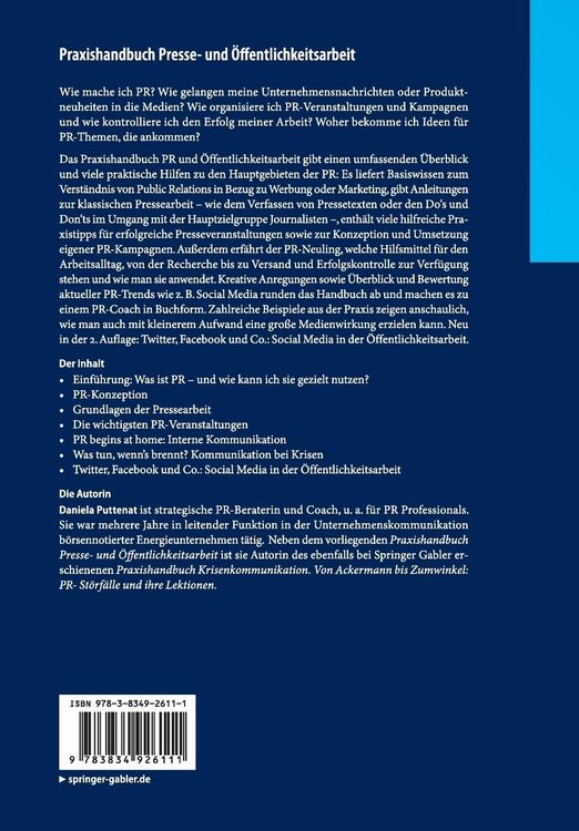 Produktbild: Praxishandbuch Presse- und &Ouml;ffentlichkeitsarbeit