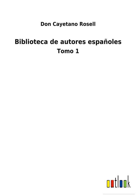 Produktbild: Biblioteca de autores espa&ntilde;oles