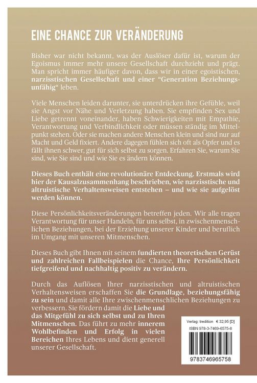 Produktbild: KEINE LIEBE, Die Ursache und die urs&auml;chliche L&ouml;sung von Narzissmus und Altruismus